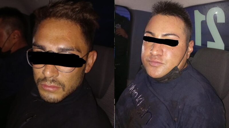 Detienen a dos hombres por robo a mano armada en la Ciudad de México