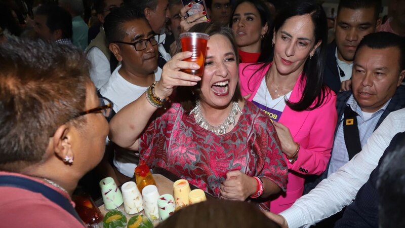 Clausura de campaña de la candidata a la gubernatura de Morena, Delfina Gómez