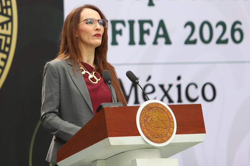 Gabriela Cuevas, coordinadora de los trabajos del Gobierno de México para el Mundial 2026