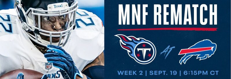 Resumen del partido de la semana 2 de la NFL entre los Tennessee Titans y los Buffalo Bills.
