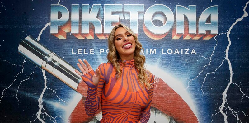 Jimena Barón en el estreno de su nueva película "Piketeona"