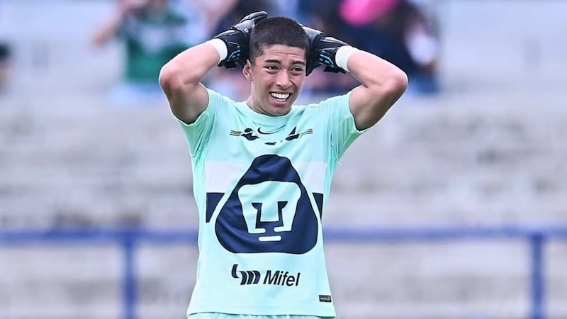 Rodrigo Parra, portero de Pumas