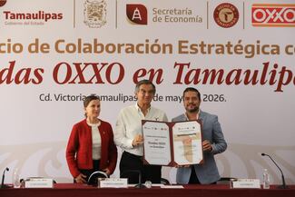 Tamaulipas y Oxxo anuncian inversión por 300 millones de pesos y apertura de 60 nuevas tiendas