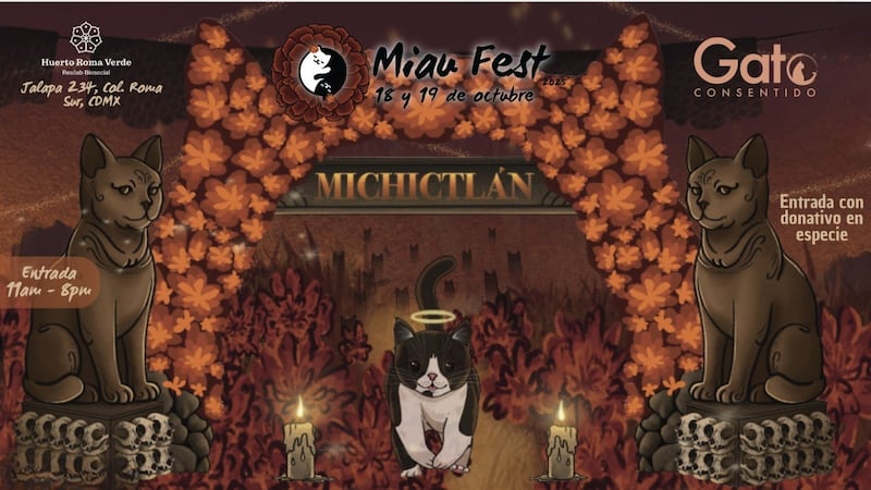 Miau Fest edición “Michictlán” llega al Huerto Roma Verde en la Ciudad de México