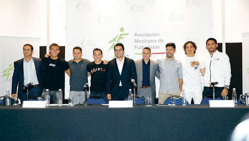 Jugadores de la Selección Mexicana de Fútbol