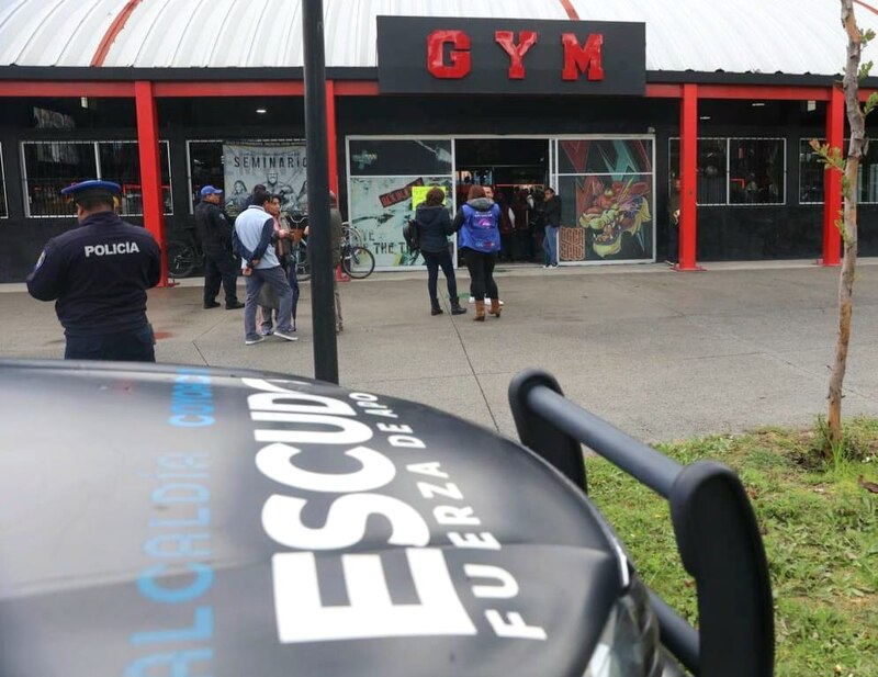 La policía clausuró un gimnasio en el centro de la ciudad