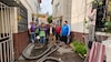 V. Carranza atiende a damnificados por incendio en la Morelos con carpas, comida y asesoría