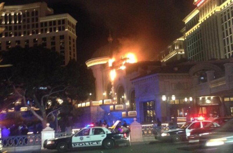 Incendio en el hotel The Venetian de Las Vegas