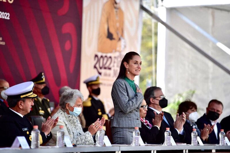 La presidenta Xiomara Castro pronuncia un discurso ante la Asamblea Nacional de Honduras.