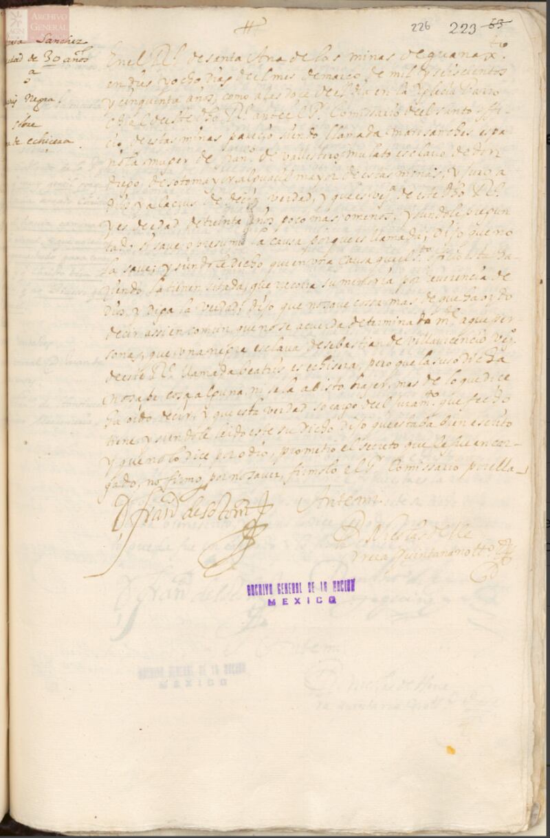 Bruja en minas de Guanajuato