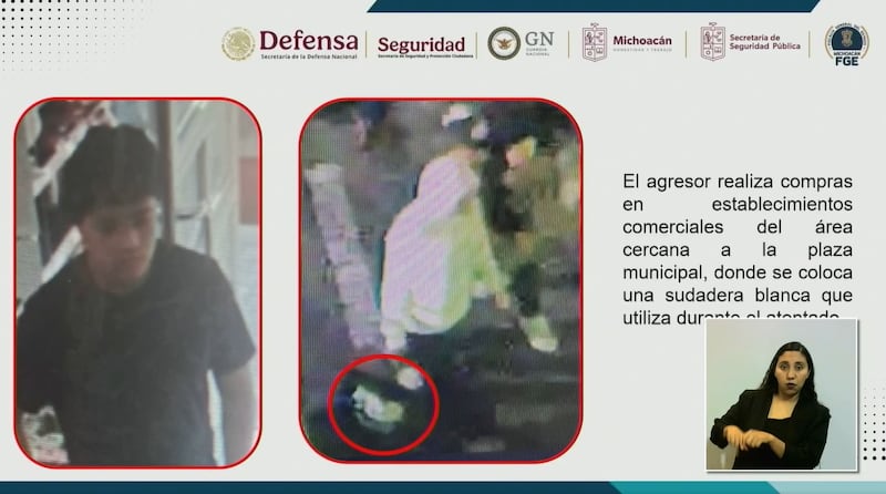 Cámaras de seguridad identificaron al principal sospecho en los momentos previos al homicidio.
