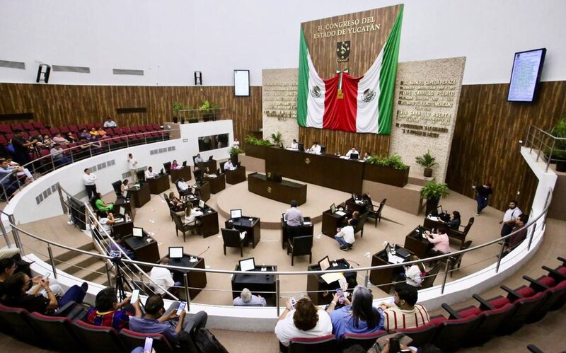 Sesión del Congreso del Estado de Yucatán