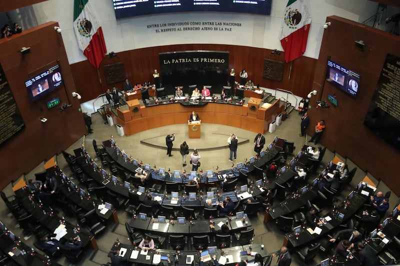 Se realizó la Sesión Ordinaria en el Senado de la República.