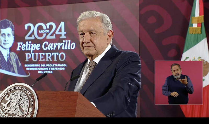 El presidente Andrés Manuel López Obrador encabeza la ceremonia del 102 aniversario del natalicio de Felipe Carrillo Puerto