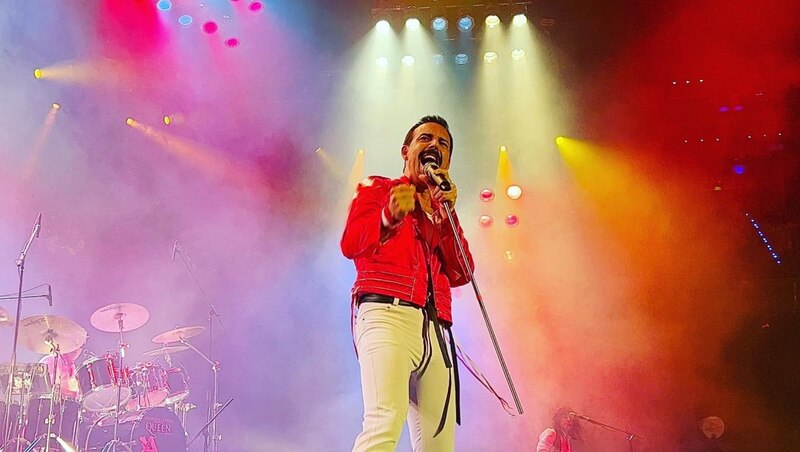 Freddie Mercury en concierto