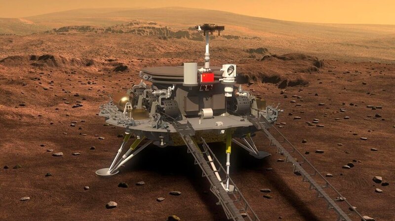 Explorador chino Zhurong aterriza en Marte