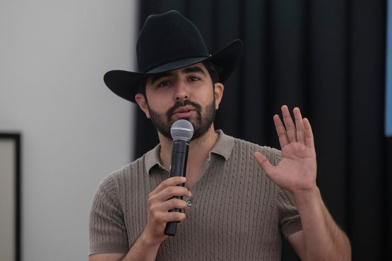 El cantante de música regional mexicana, Christian Nodal, ofreció un concierto en el Auditorio Nacional de la Ciudad de México.