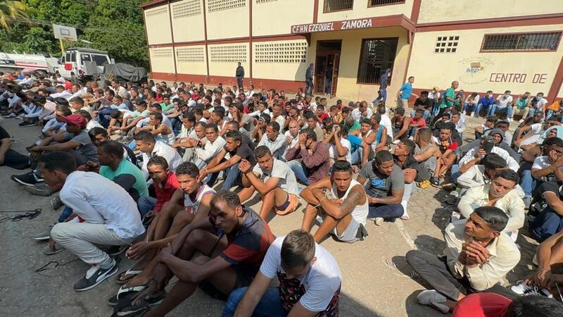Centro de detención de inmigrantes en Cuba