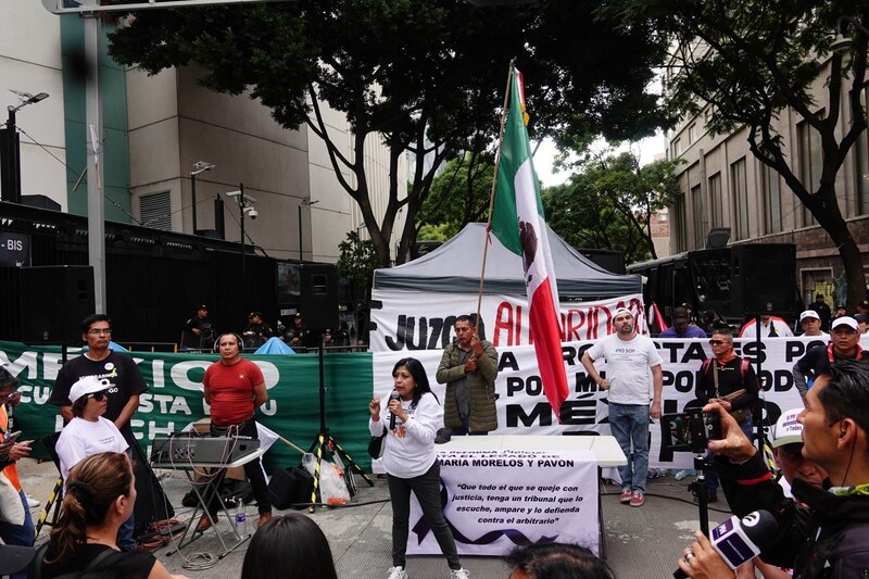 "Manifestación en México por la justicia y contra el autoritarismo"