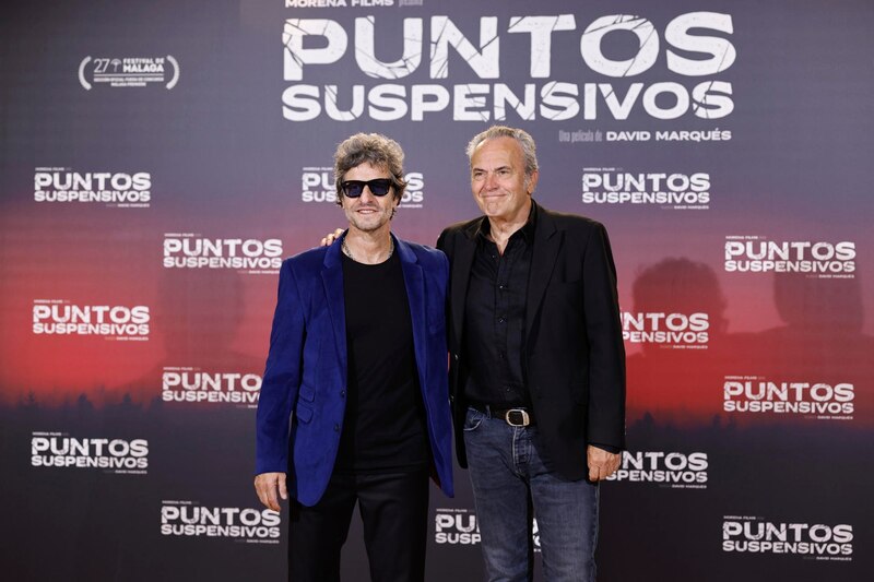 David Marqués y Antonio de la Torre en la alfombra roja de 'Puntos suspensivos'
