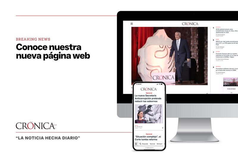 Imagen del anuncio de el nuevo sitio web de La Crónica de Hoy.