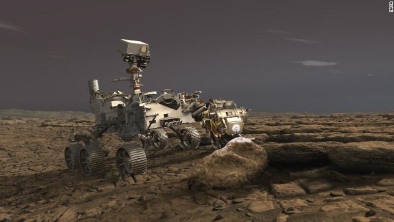 El rover Curiosity de la NASA explora la superficie de Marte