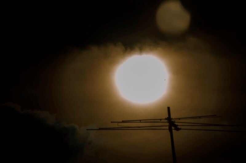 Un eclipse solar parcial