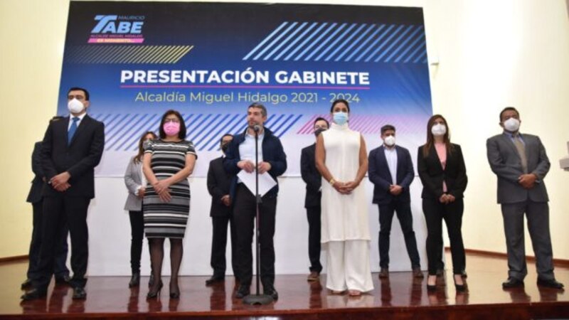 Presentación del gabinete de la alcaldía Miguel Hidalgo 2021-2024