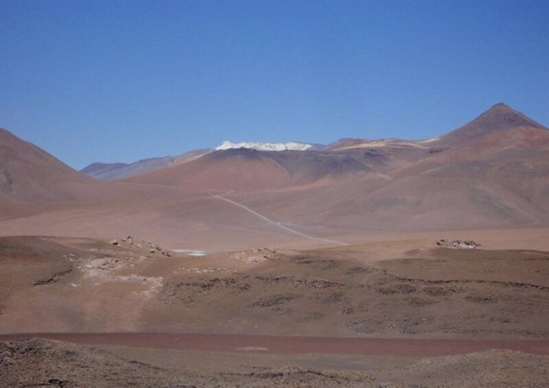 Paisaje árido de la Puna Argentina