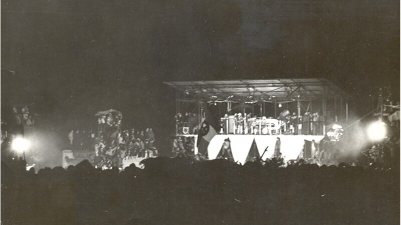 Concierto de rock en blanco y negro