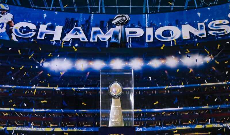 El trofeo del Super Bowl