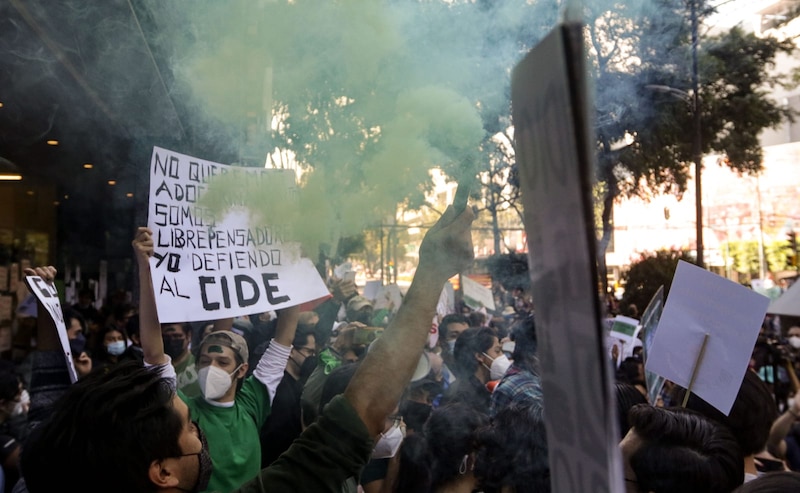 Protesta en la Ciudad de México