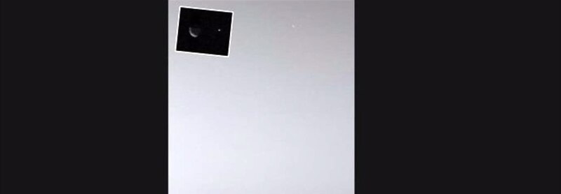 La Luna y Venus se alinean en el cielo nocturno