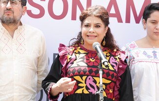 “No podemos aceptar la violencia en movilizaciones”, afirma Brugada tras protesta contra la gentrificación 