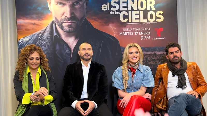 El elenco de la nueva temporada de "El Señor de los Cielos"