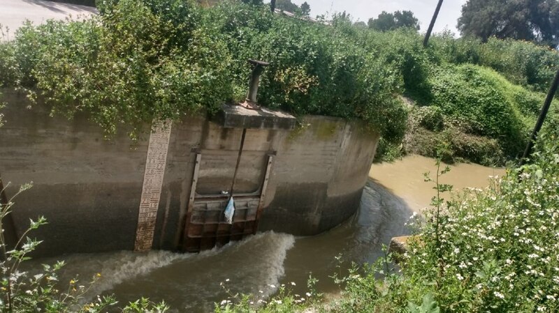 Inundación en una zona rural
