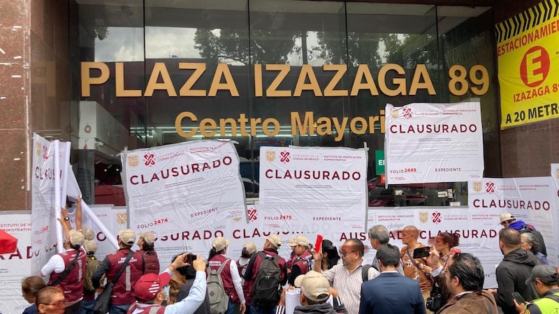 Posible título: Clausuran la Plaza Izagaga 89 por irregularidades