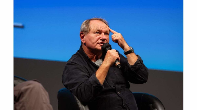 El actor William Hurt en una conferencia de prensa.