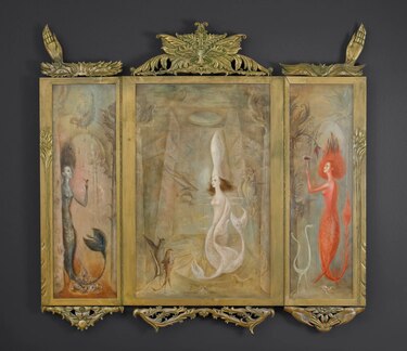 Sueño de sirenas de Leonora Carrington: el enigmático tríptico de María Félix resurge en Art Basel 2025