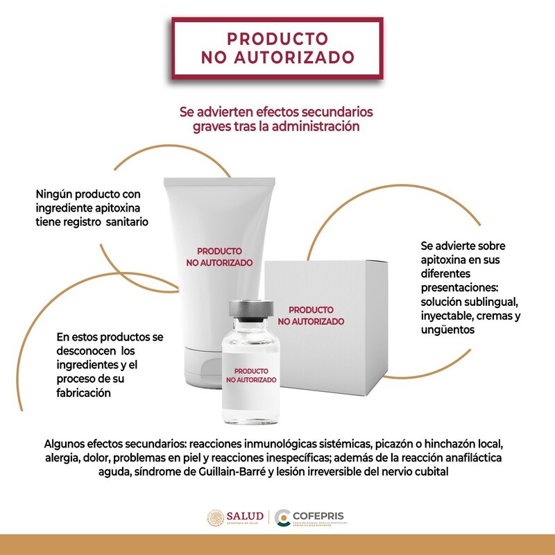 Productos no autorizados con apitoxina