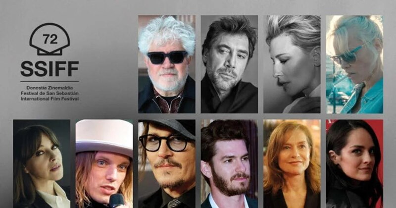 Actores y actrices de renombre en el Festival de Cine de San Sebastián