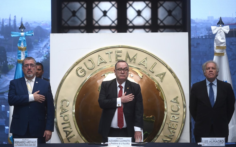 Juramentación de Alejandro Giammattei como presidente de Guatemala