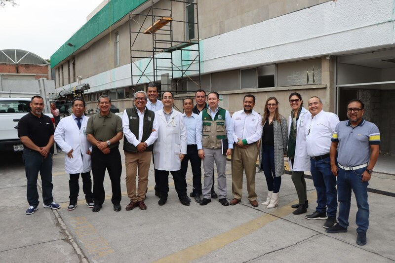 Visita del personal del IMSS a las instalaciones del Hospital General de Zona No. 24