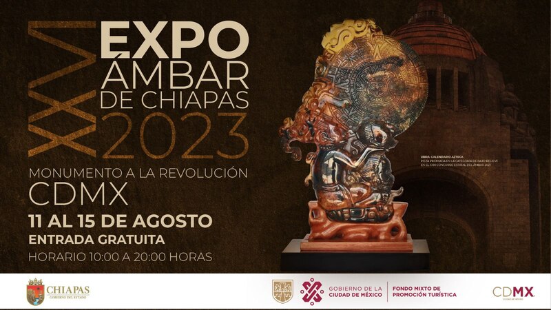 Title:
Exposición de Ámbar de Chiapas 2023 en el Monumento a la Revolución de la CDMX