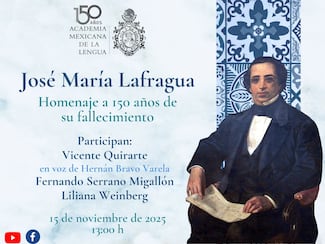 Homenaje a José María Lafragua, a 150 años de su fallecimiento