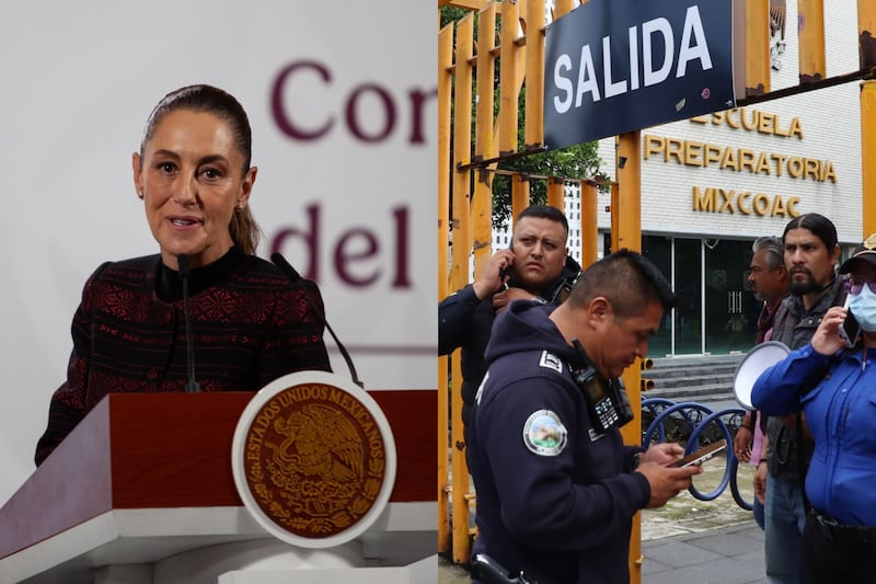 Claudia Sheinbaum y la UNAM. La mandataria reconoció los diferentes problemas que han afectado a los planteles de la Universidad en semanas recientes.
