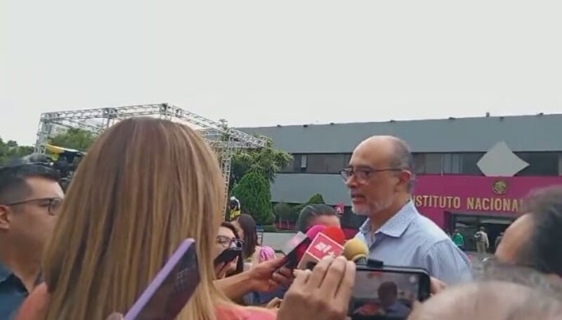 El presidente López Obrador da una conferencia de prensa