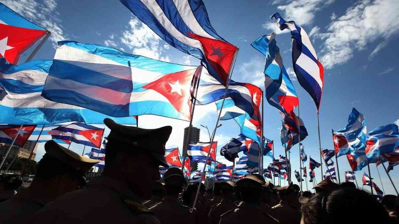 Desfile del Primero de Mayo en La Habana