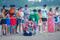 Ciudadanos disfrutan de liberación de crías de tortugas lora en Playa Miramar
