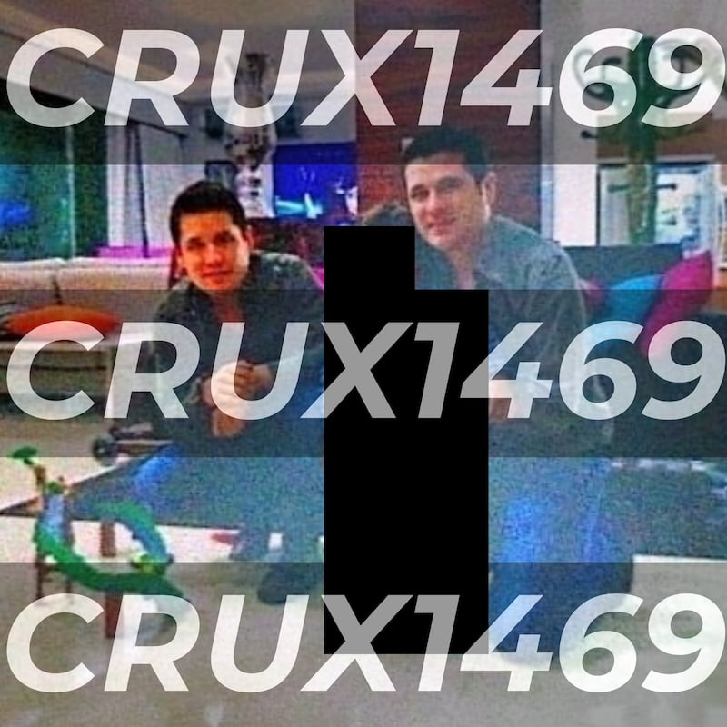 Supuesta fotografía de Iván Archivaldo y Jesús Alfredo Guzmán Salazar